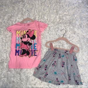 Girls Minnie Mouse Outfit